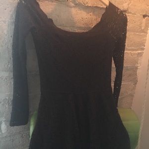 Black lace hollister dress. Worn only a few times.